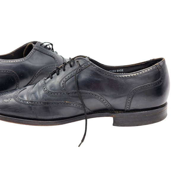 Hanover Masterflex Dress Shoes Wingtip Oxfords Leather Mens 10.5 Vintage Classic main image 8